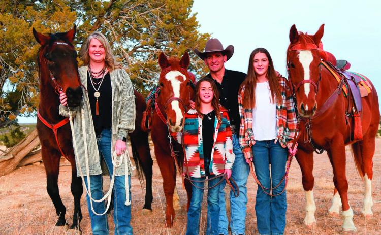 Part of my beautiful family, on the family ranch just outside of Colorado City.. Courtesy Photo
